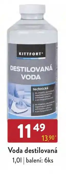 Qanto Voda destilovaná nabídka