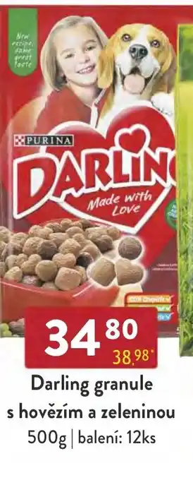 Qanto Darling granule s hovězím a zeleninou nabídka