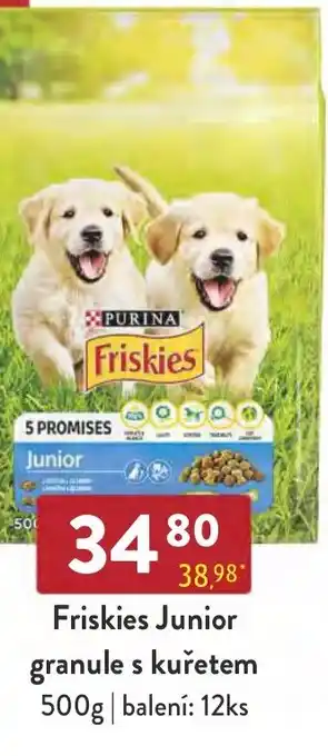 Friskies Junior granule s kuřetem