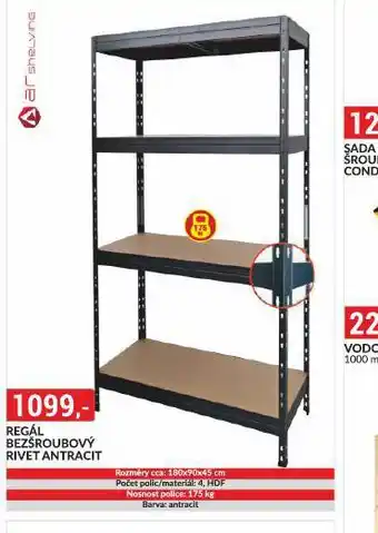 Baumax Regál bezšroubový nabídka