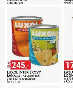 Baumax Luxol interiérový lak nabídka