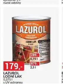 Baumax Lazurol lodní lak nabídka