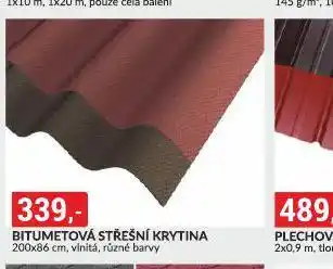 Baumax Bitumenová střešní krytina nabídka