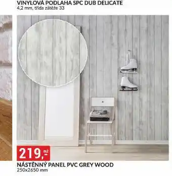 Baumax Nástěnný panel pvc grey wood nabídka