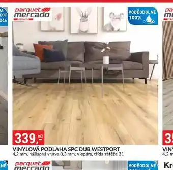 Baumax Vinylová podlaha spc dub westport nabídka