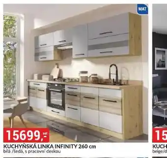 Baumax Kuchyňská linka infinity 260 cm nabídka