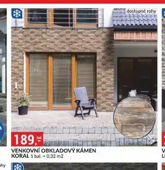 Baumax Venkovní obkladový kámen koral nabídka