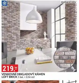 Baumax Venkovní obkladový kámen loft brick nabídka