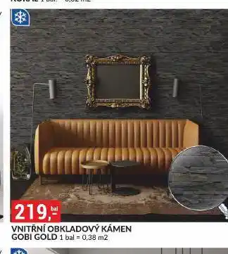 Baumax Vnitřní obkladový kámen gobi gold nabídka