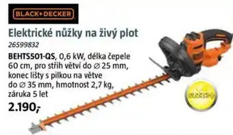 Bauhaus Elektrické nůžky na živý plot nabídka