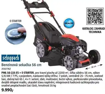Bauhaus scheppach Benzinová sekačka 56 cm nabídka