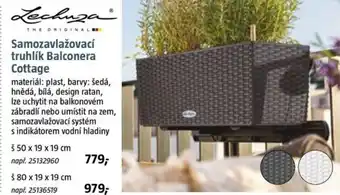 Bauhaus Samozavlažovací truhlík Balconera Cottage nabídka