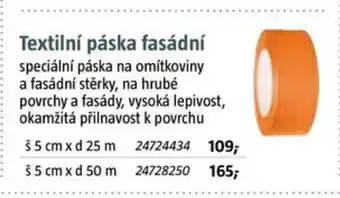 Bauhaus Textilní páska fasádní nabídka