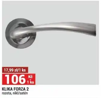 Merkury Market KLIKA FORZA 2 rozeta, nikl/satén nabídka