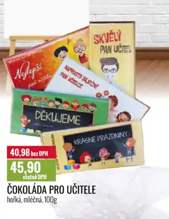Ratio ČOKOLÁDA PRO UČITELE nabídka