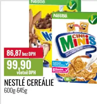 Ratio NESTLÉ CEREÁLIE nabídka