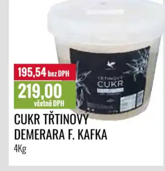 Ratio CUKR TŘTINOVÝ DEMERARA F. KAFKA nabídka