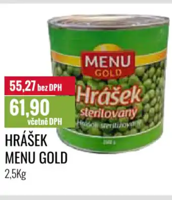 Ratio HRÁŠEK MENU GOLD nabídka