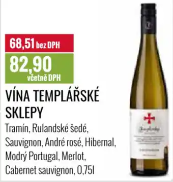 VÍNA TEMPLÁŘSKÉ SKLEPY 0.75L