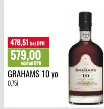 Ratio GRAHAMS 10 yo 0.75L nabídka