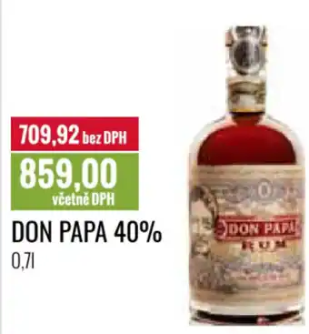 Ratio DON PAPA 40% 0,7L nabídka