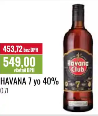 Ratio HAVANA 7 yo 40% 0.7L nabídka