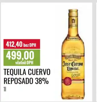 Ratio TEQUILA CUERVO REPOSADO 38% nabídka
