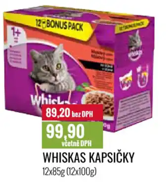 Ratio WHISKAS KAPSIČKY nabídka