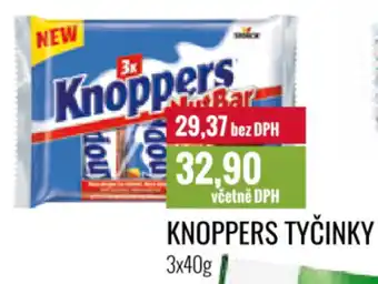 Ratio KNOPPERS TYČINKY 3x40g nabídka