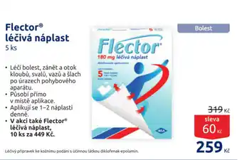 Benu Flector léčivá náplast nabídka