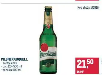 Makro Pivo pilsner urquell nabídka