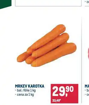 Makro Mrkev karotka nabídka
