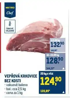 Makro Vepřová krkovice bez kosti nabídka