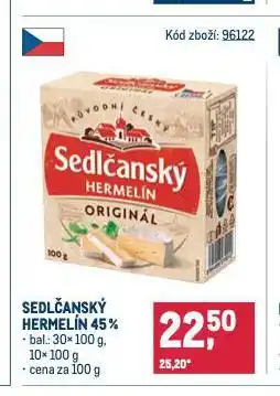 Makro Sedlčanský hermelín nabídka