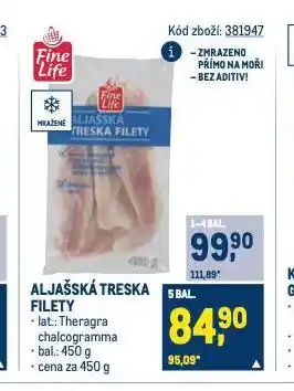 Makro Aljašská treska filety nabídka