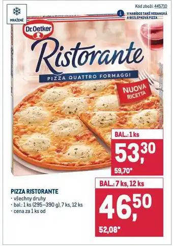 Makro Pizza ristorante nabídka