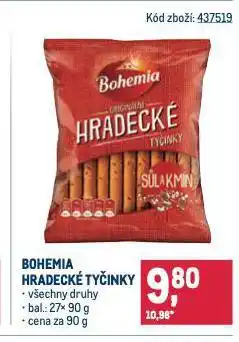 Makro Bohemia hradecké tyčinky nabídka