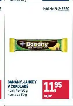 Makro Banány v čokoládě nabídka