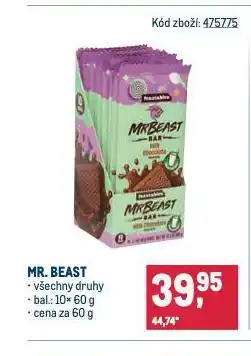 Makro Mr. beast nabídka