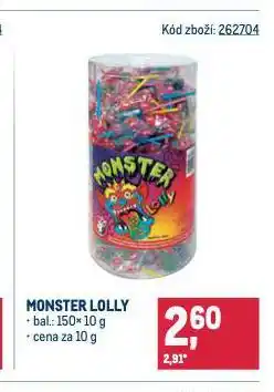 Makro Monster lolly nabídka