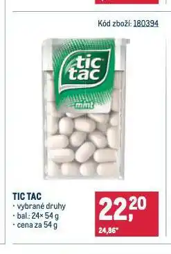Makro Tic tac nabídka