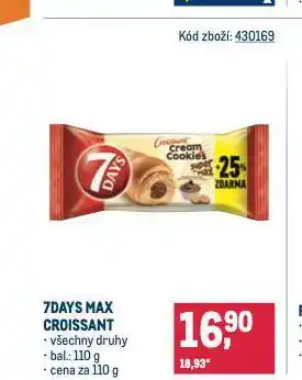 Makro 7days croissant nabídka