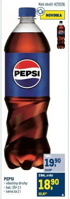 Makro Pepsi nabídka