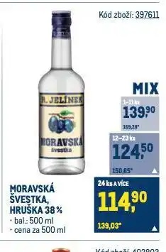 Makro Moravská hruška nabídka