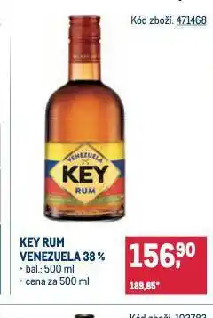 Makro Key rum venezuela nabídka