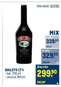 Makro Baileys nabídka