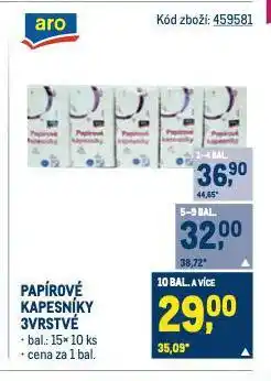 Makro Papírové kapesníky nabídka