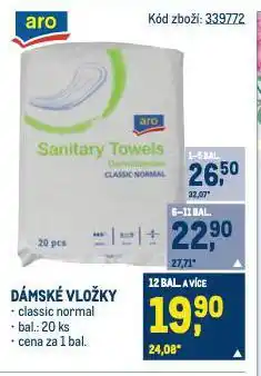 Makro Dámské vložky nabídka