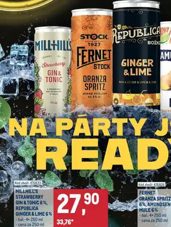 Makro Republica ginger & lime nabídka