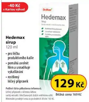 Dr. Max Hedemax sirup 120ml nabídka